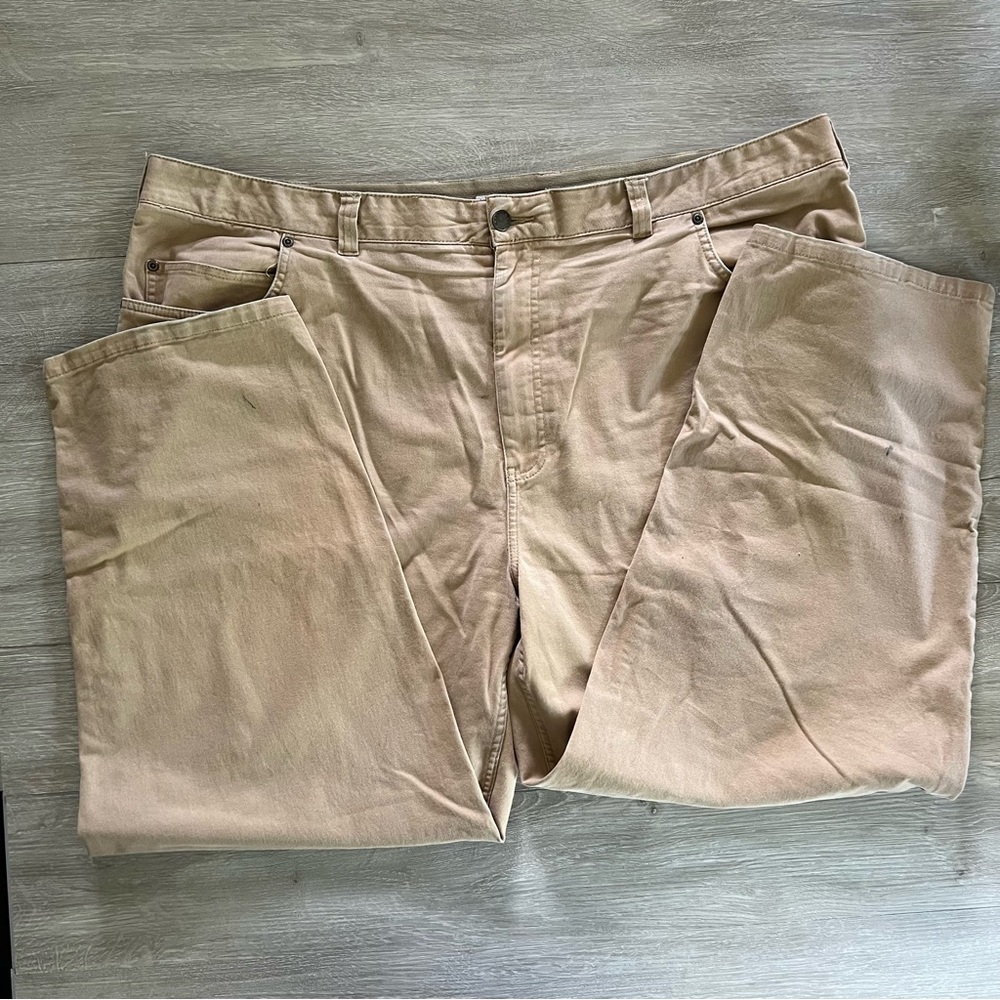Harbor Bay 5 Pocket Khaki Pants - 46/30 - Light Tan